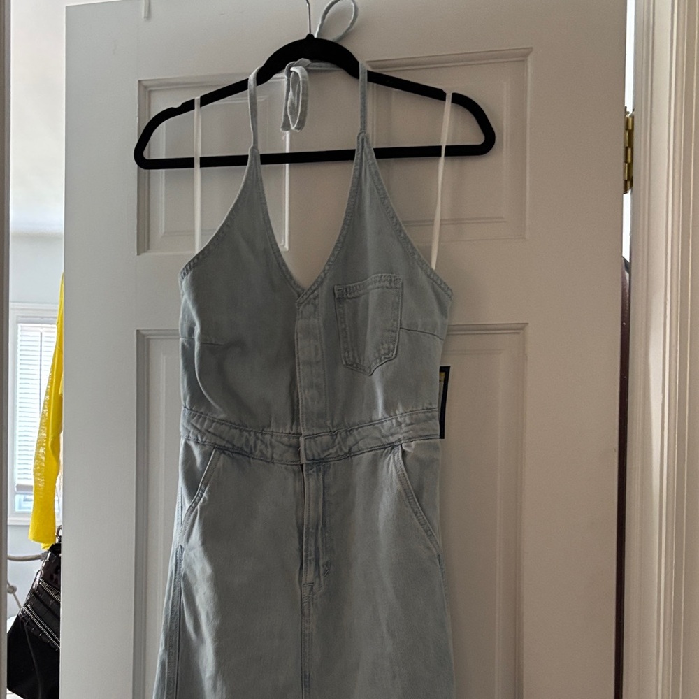 Universal Thread Light Blue Backless Dress
